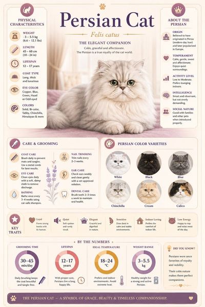 Persian Cats vs. Parrots: A Pet Owner's Guide