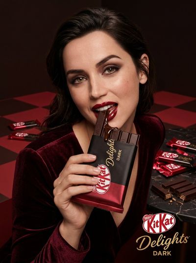 Ana de Armas in Dark Chocolate Luxe