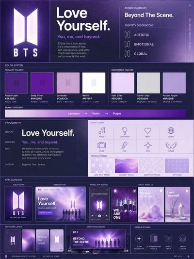 BTS Logo-Driven Premium Brand Poster