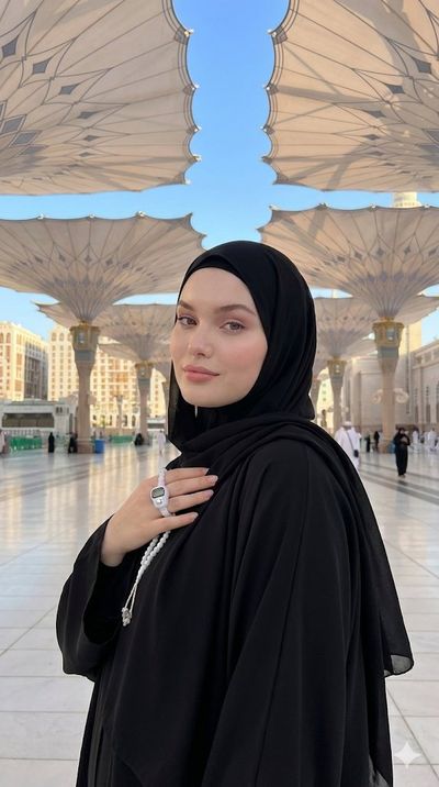 A Tranquil Moment at Masjid Nabawi