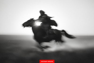 Genghis Khan in Cinematic Black and White
