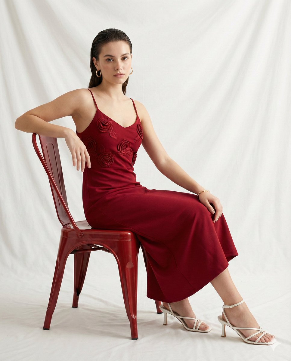 Elegance in Red: A Modern Fashion Statement