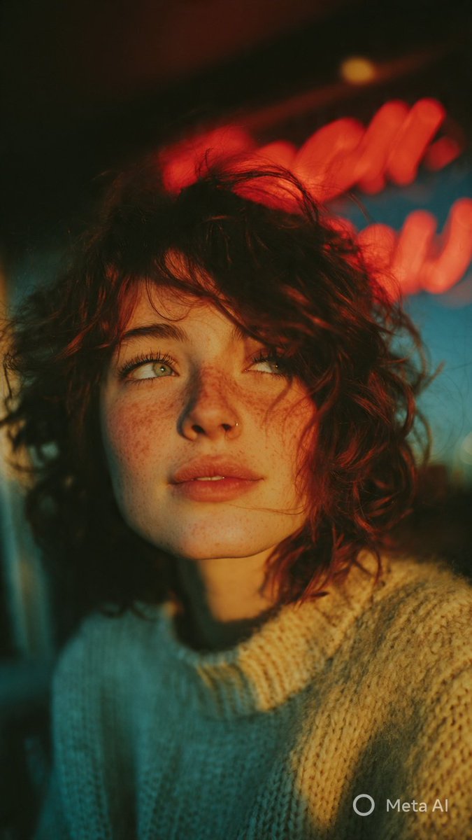 Neon Dreams: A Cinematic Portrait