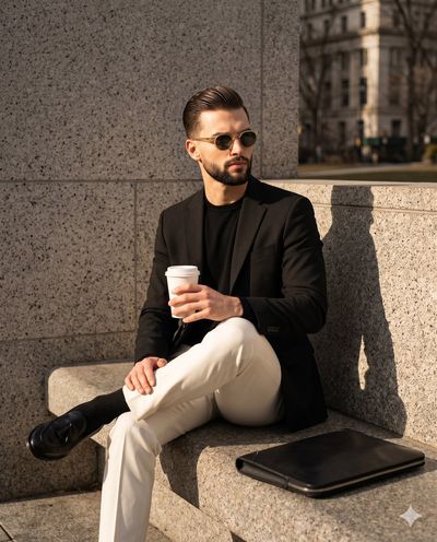 Urban Elegance: Mid-Morning Sophistication