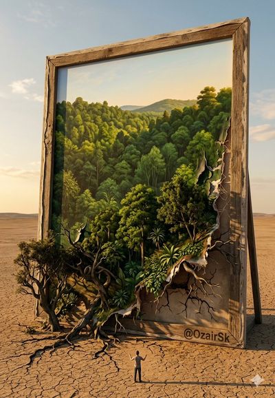 When Art Breaks Free: The Painting That Defies Its Frame