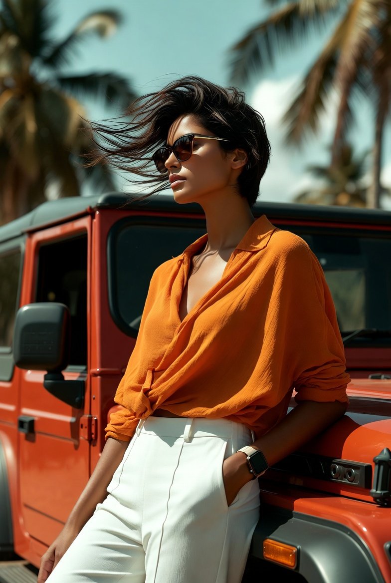 Cinematic Elegance: A Vintage Soul in Modern Style