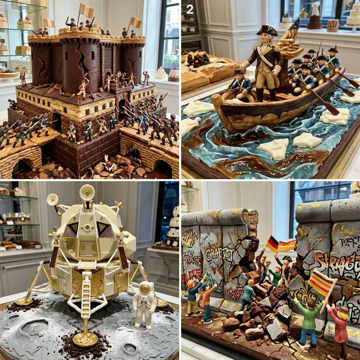 Pastry Time Travel: Historical Moments Reimagined