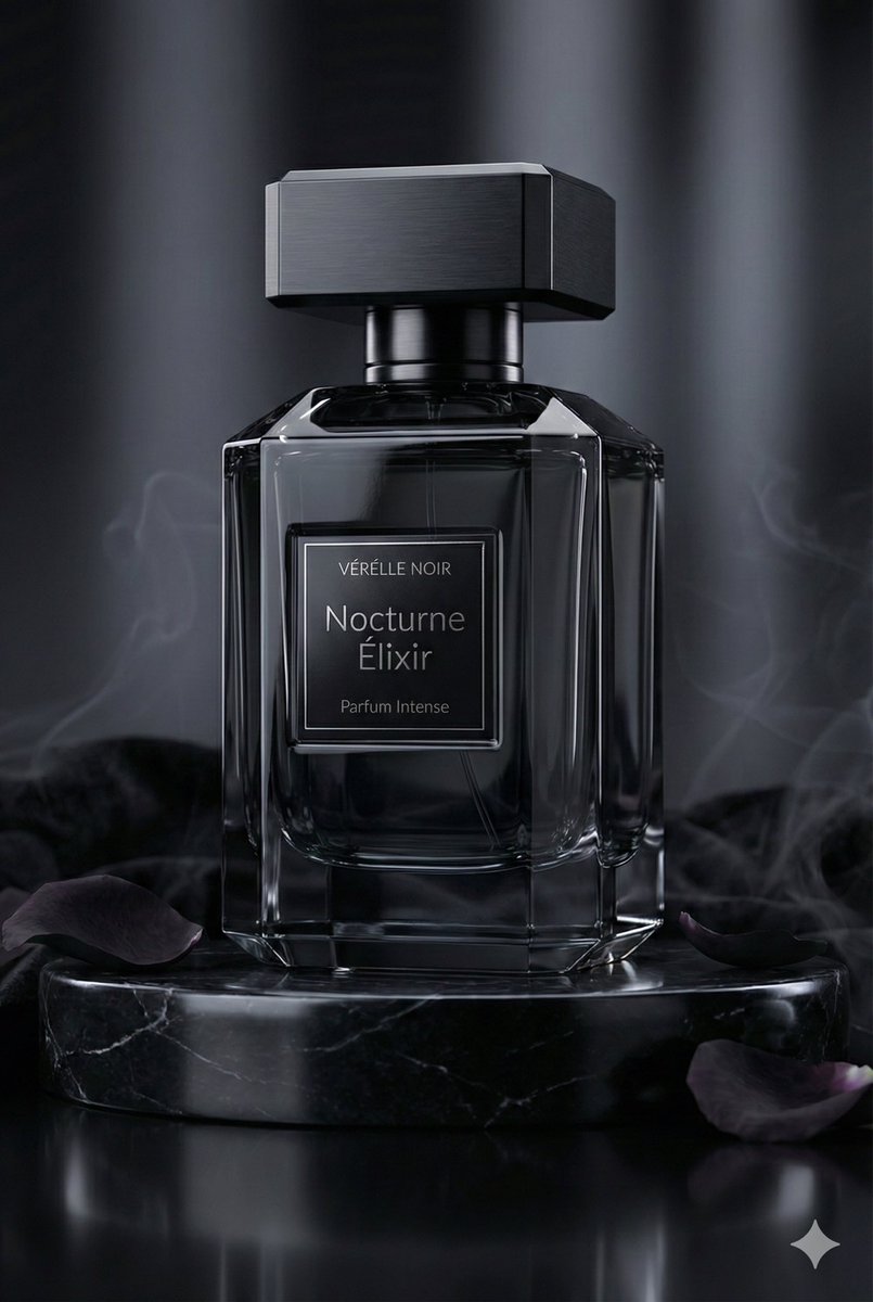 Nocturne Élixir: A Perfume of Dark Elegance