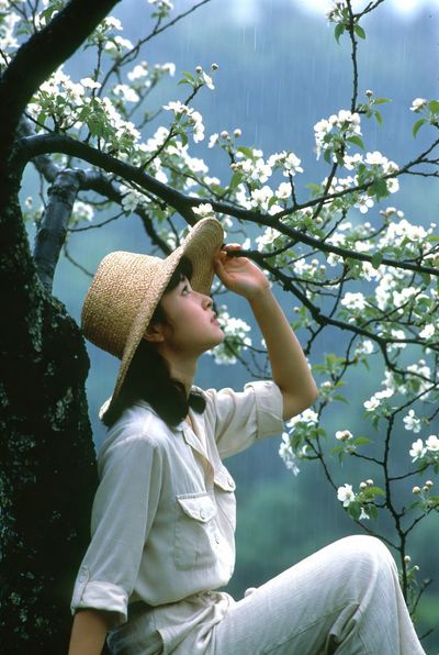 Springtime Reverie under Cherry Blossoms