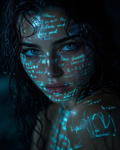 Futuristic Portrait of a Cyber-Introspective Soul