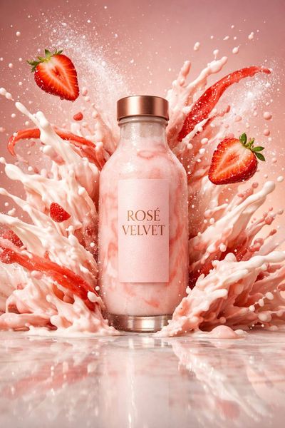 Rosé Velvet Shake: A Splash of Luxury