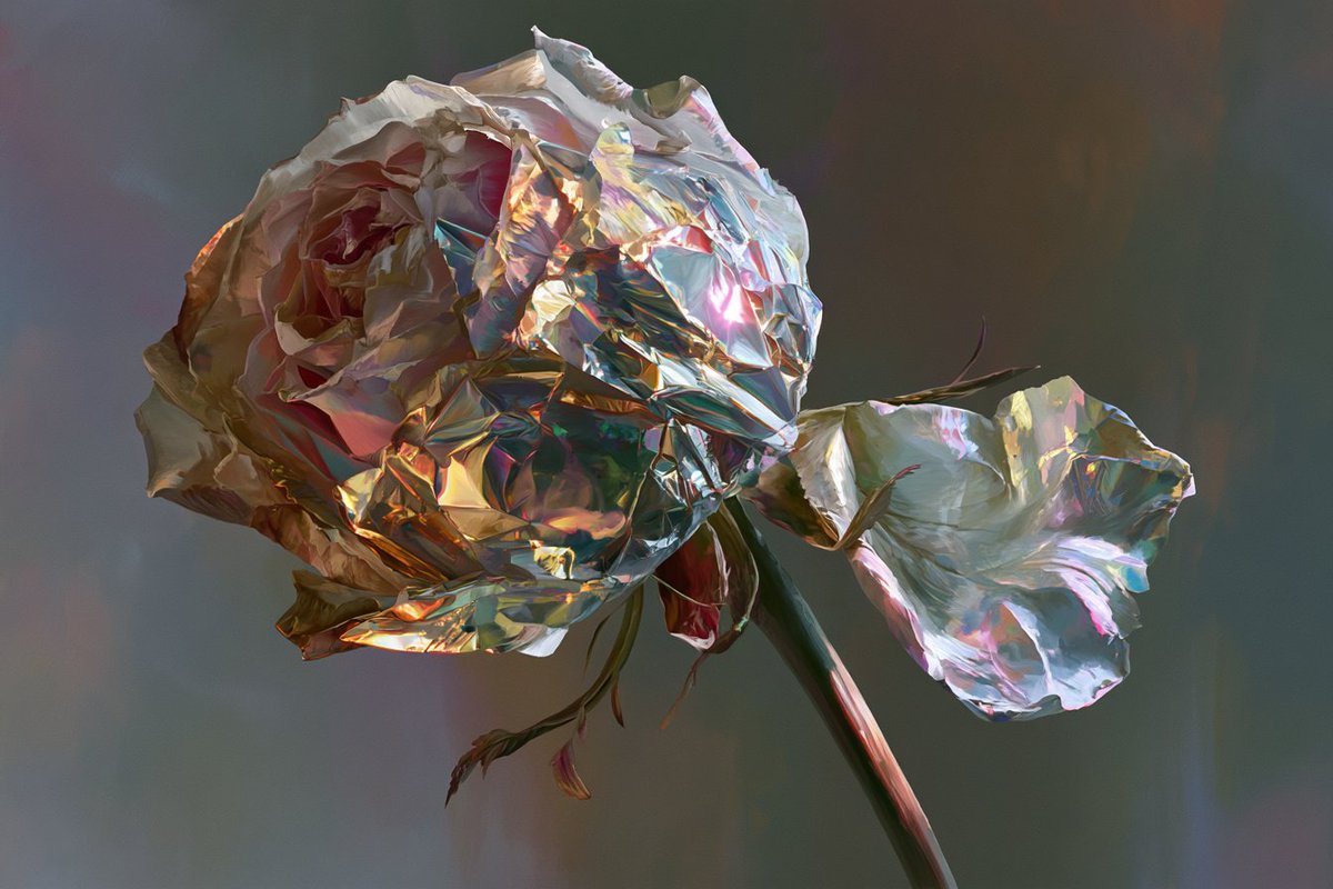 Mystical Reflections: A Surreal Holographic Journey