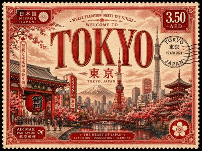 Timeless Charm of [CITY/COUNTRY]: A Vintage Postage Stamp