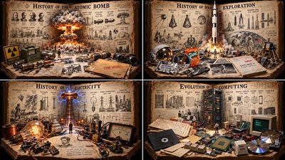 A Miniature Book Nook Diorama Reveals the Nuclear Bomb's History