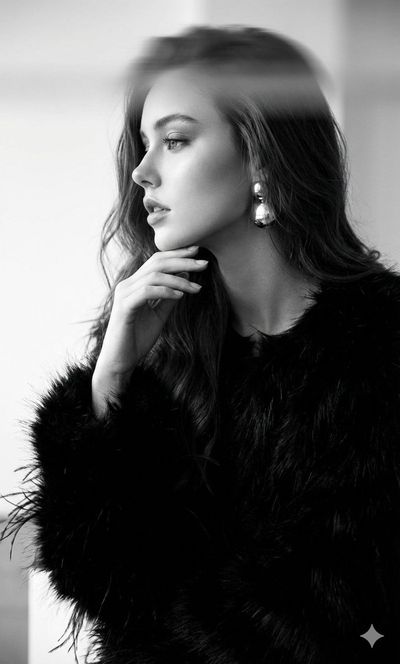 Elegance in Motion: A Surreal Portrait