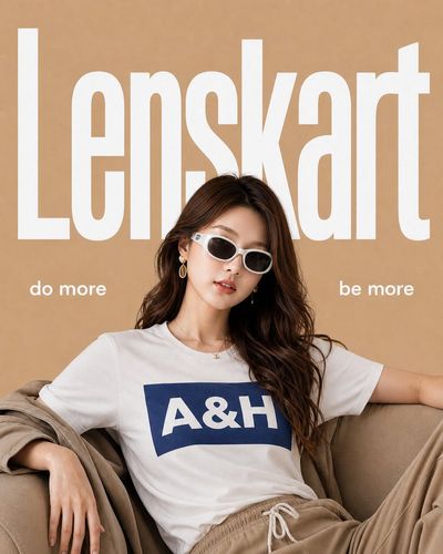 Minimalist Luxury Eyewear Editorial Poster