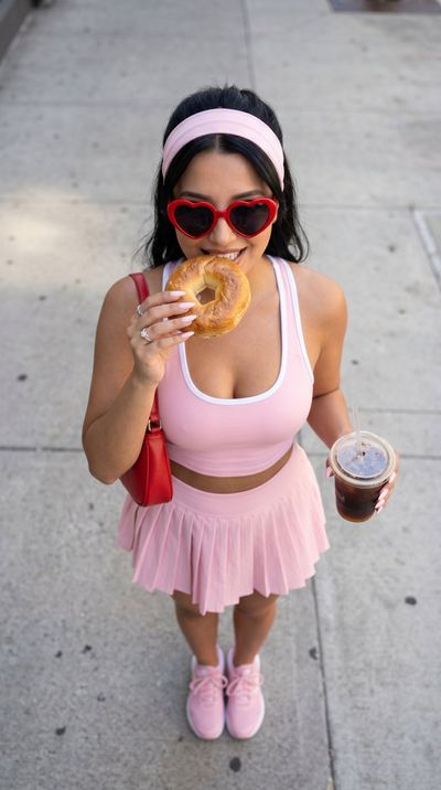 Sporty Elegance: A Morning in the City