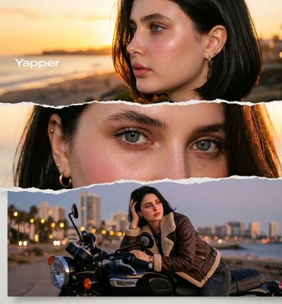 Golden Hour Gaze: A Cinematic Triptych