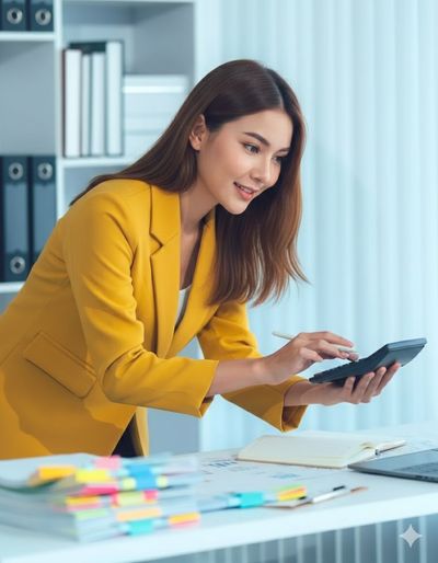 Focused Professionalism with a Dash of Cheer