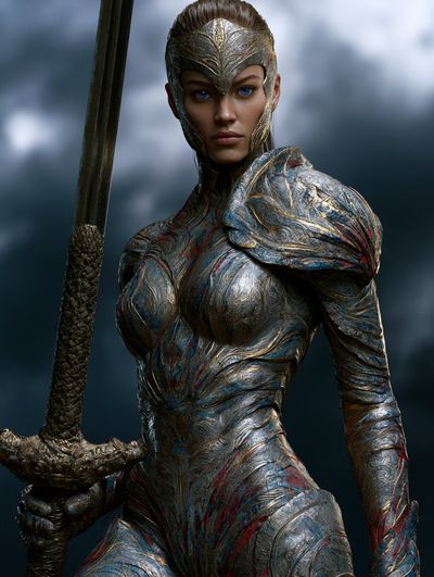Fierce Elegance: The Silver Warrior