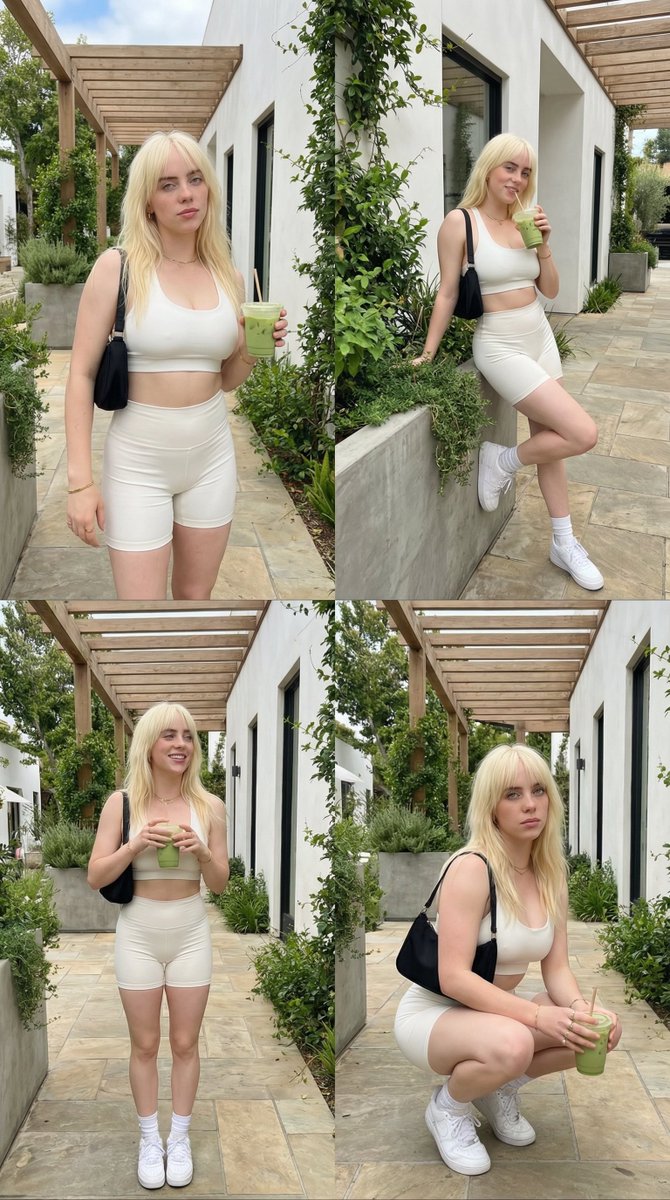 Billie’s Chic Summer Vibes: A Stylish Café Collage