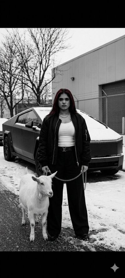 Gothic Winter Elegance Meets Luxury Streetwear