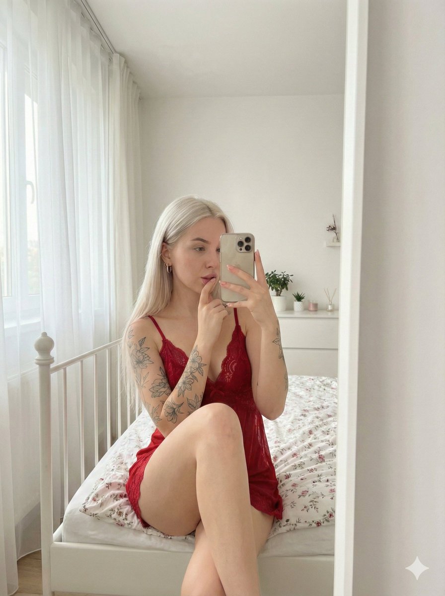Reflections of Serenity: A Cozy Self-Portrait