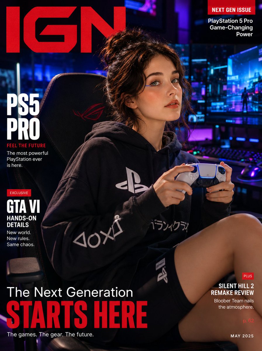 Korean gamer in neon-lit battlestation grips DualSense with focus