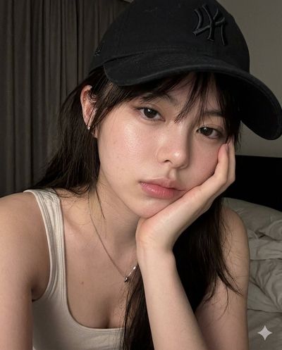 Candid Late-Night Selfie: A Glimpse into Quiet Introspection