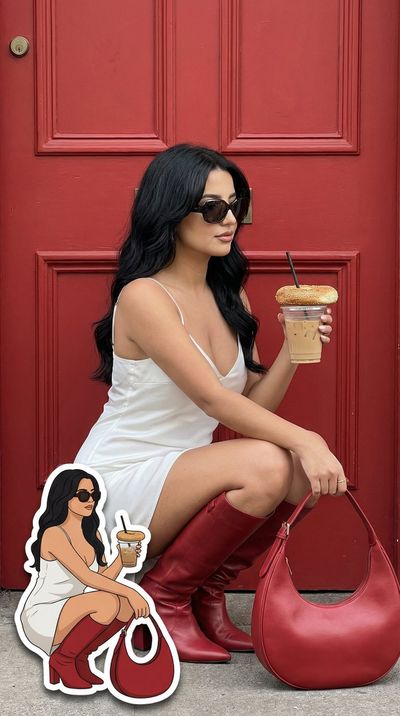 Fashion Meets Fun: Photoreal Portrait & 2D Cartoon Sticker