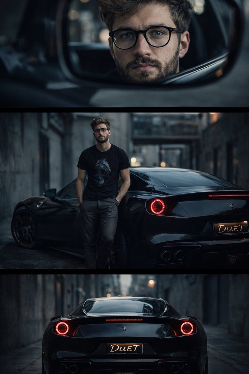 Triptych of Urban Grit and Precision