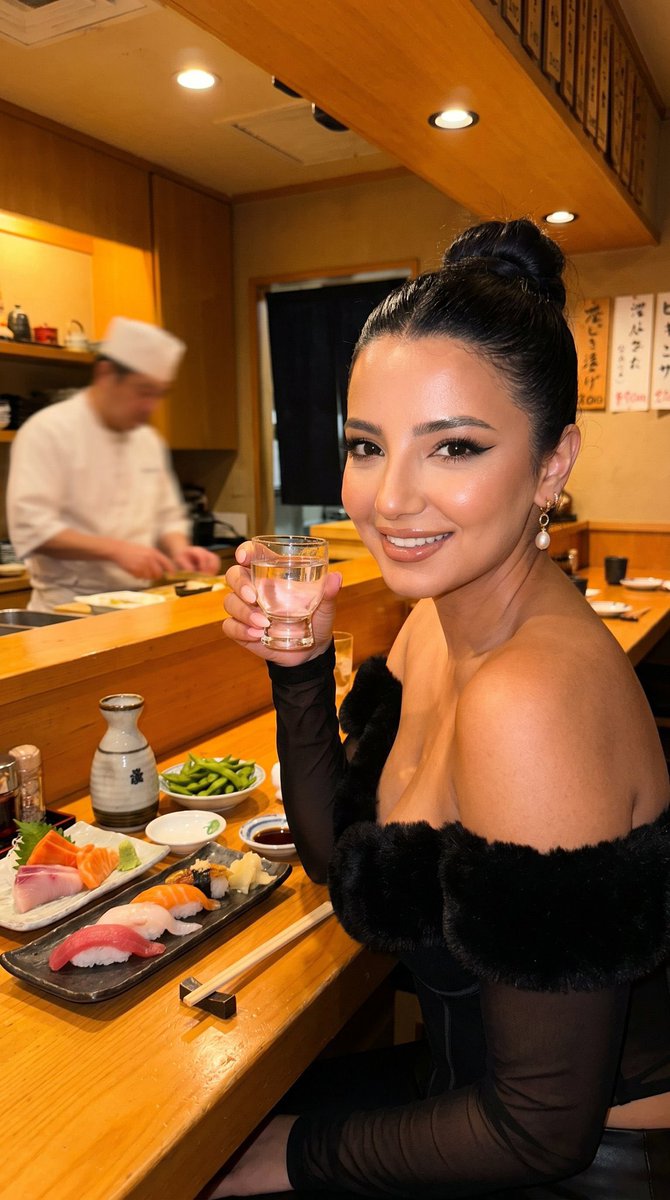 Chic Toast at Tokyo's Izakaya: A Moment of Warmth