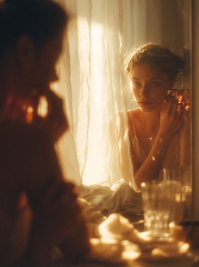 Soft Afternoon Glow Through Sheer Curtains