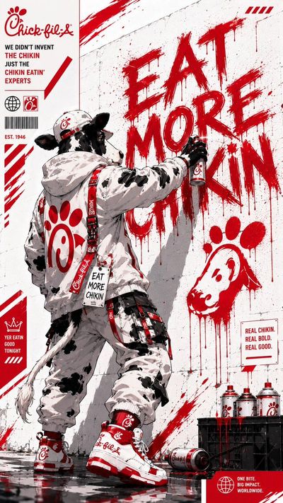 Urban Icon: Fast-Food Mascot Meets Streetwear Revolution