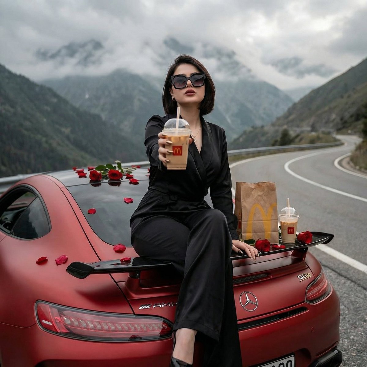 Red Roses & Mountain Glamour