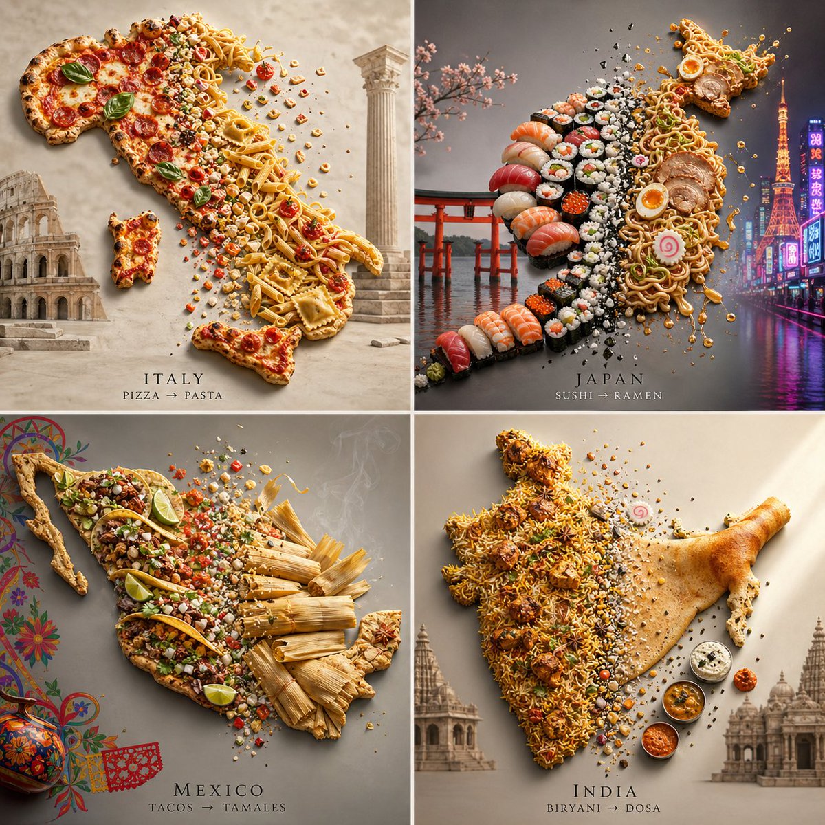 Culinary Limits: Countries Transforming Between Two Favorite Foods