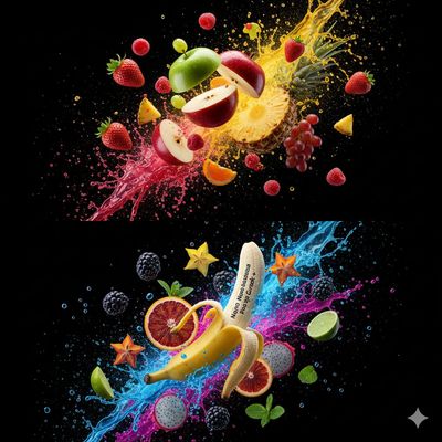 Burst of Freshness: A Luxury Food Ad Concept