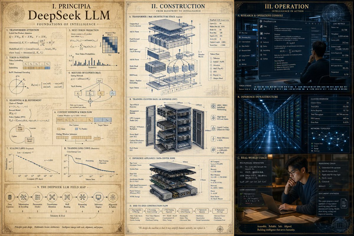 The Visual Evolution of DeepSeek: From Theory to Reality