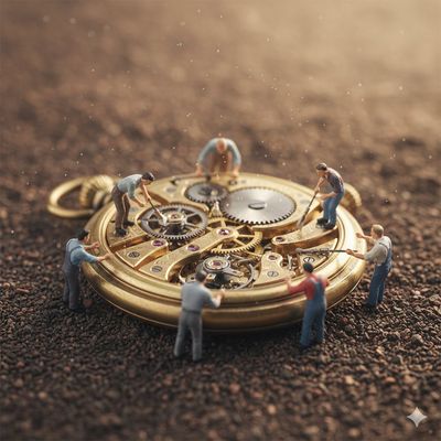 Restoring Time: A Team Effort in Macro Detail