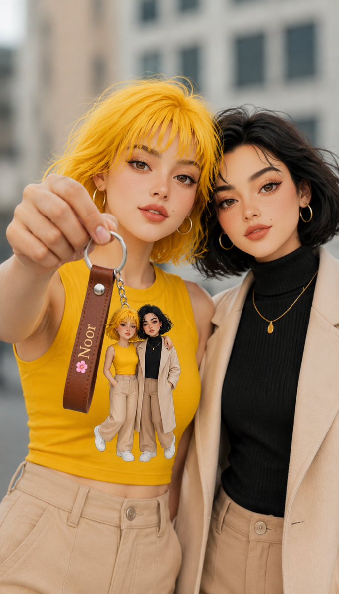 Urban Duet: Fashion Meets Friendship