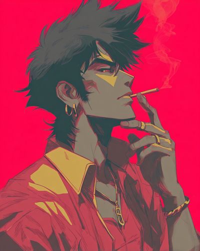 Vampire Noir Meets Retro Anime
