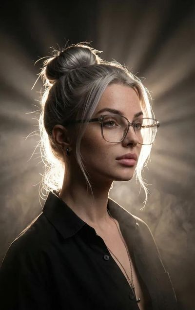 Cinematic Elegance: A Photorealistic Fashion Portrait