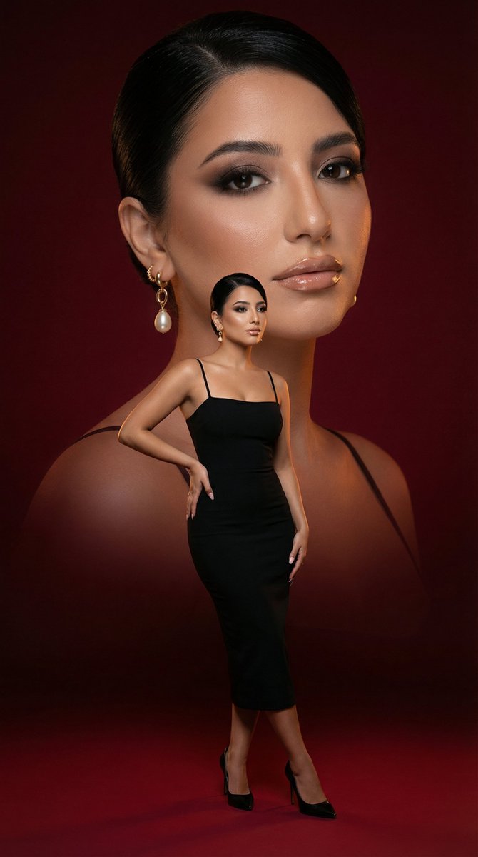 Glamour in Focus: A Striking Beauty Editorial