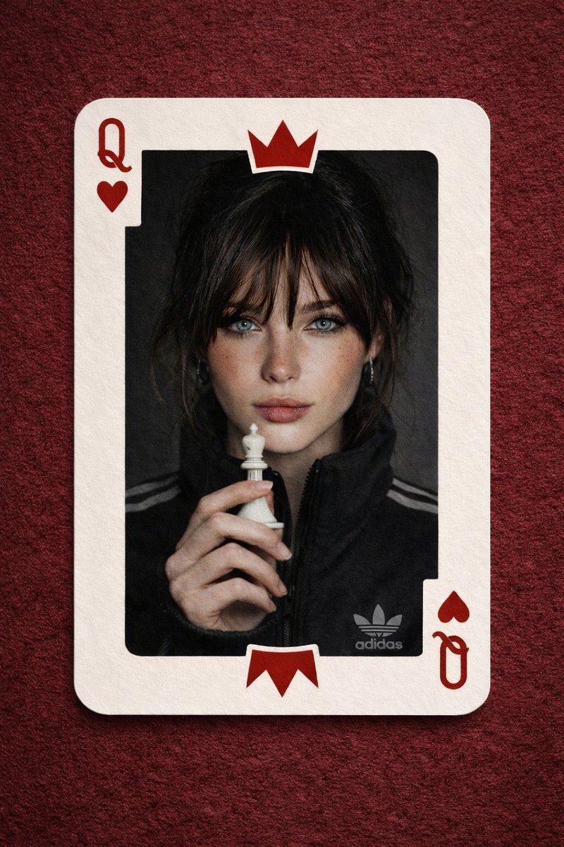 Majestic Queen: A Modern Playing Card Reimagined