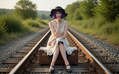 Wareen’s Journey: A Moment of Reflection on an Abandoned Track