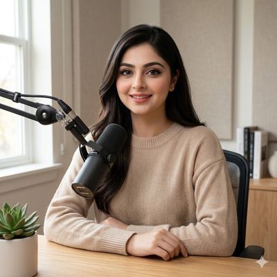 Elegant Podcast Vibes in Natural Light