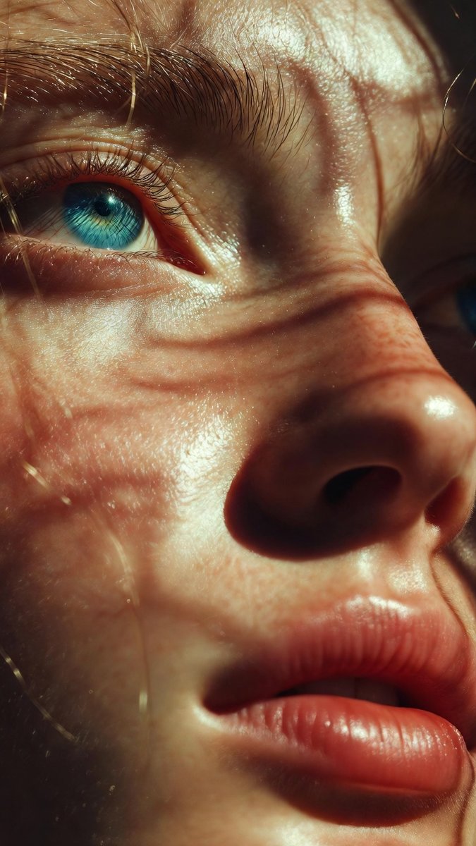 Golden Hour Korean Beauty Close-Up