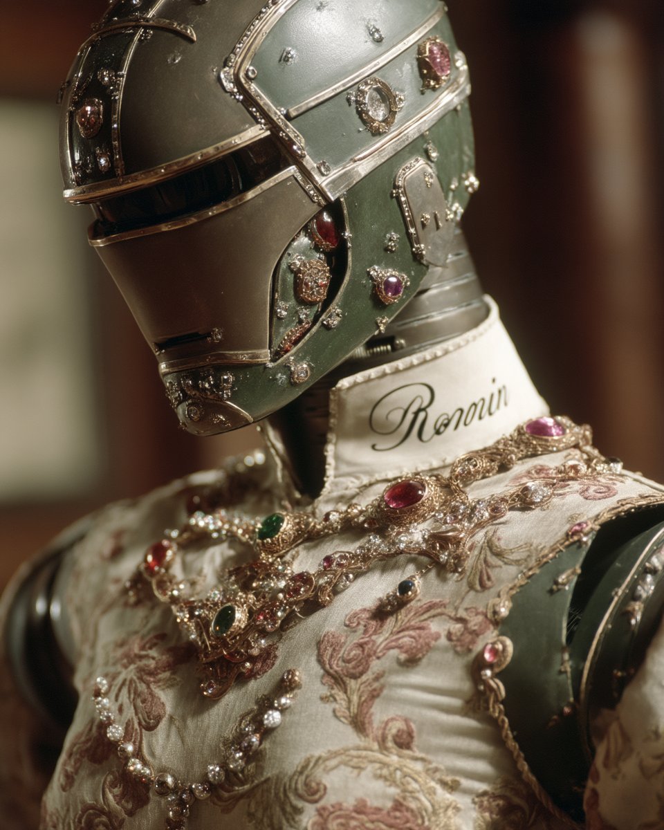 Steampunk Knight: A Vision in Baroque Armor