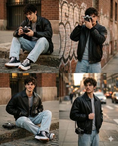 Urban Cool: A Streetwear Snapshot in 4 Frames