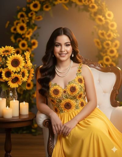 Golden Hour Elegance: Sunflower Serenity